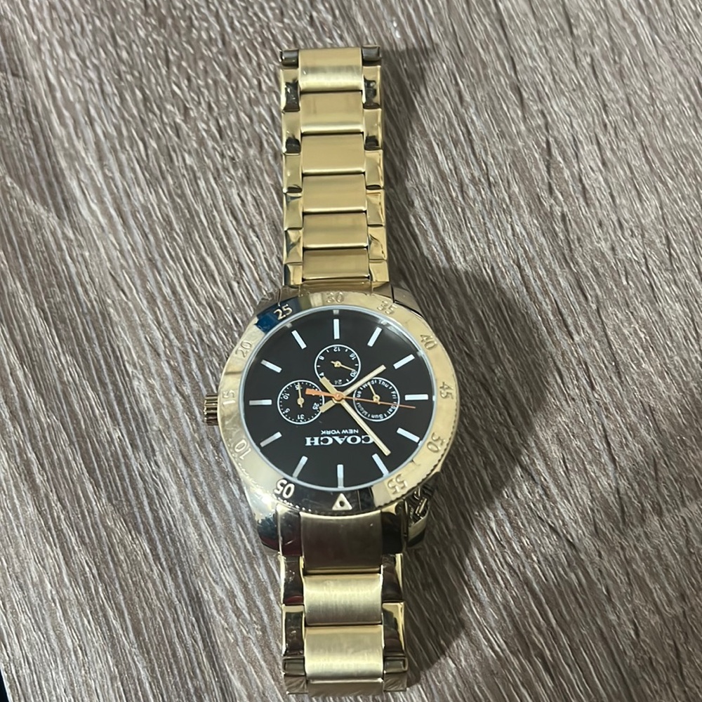 All gold coach watch